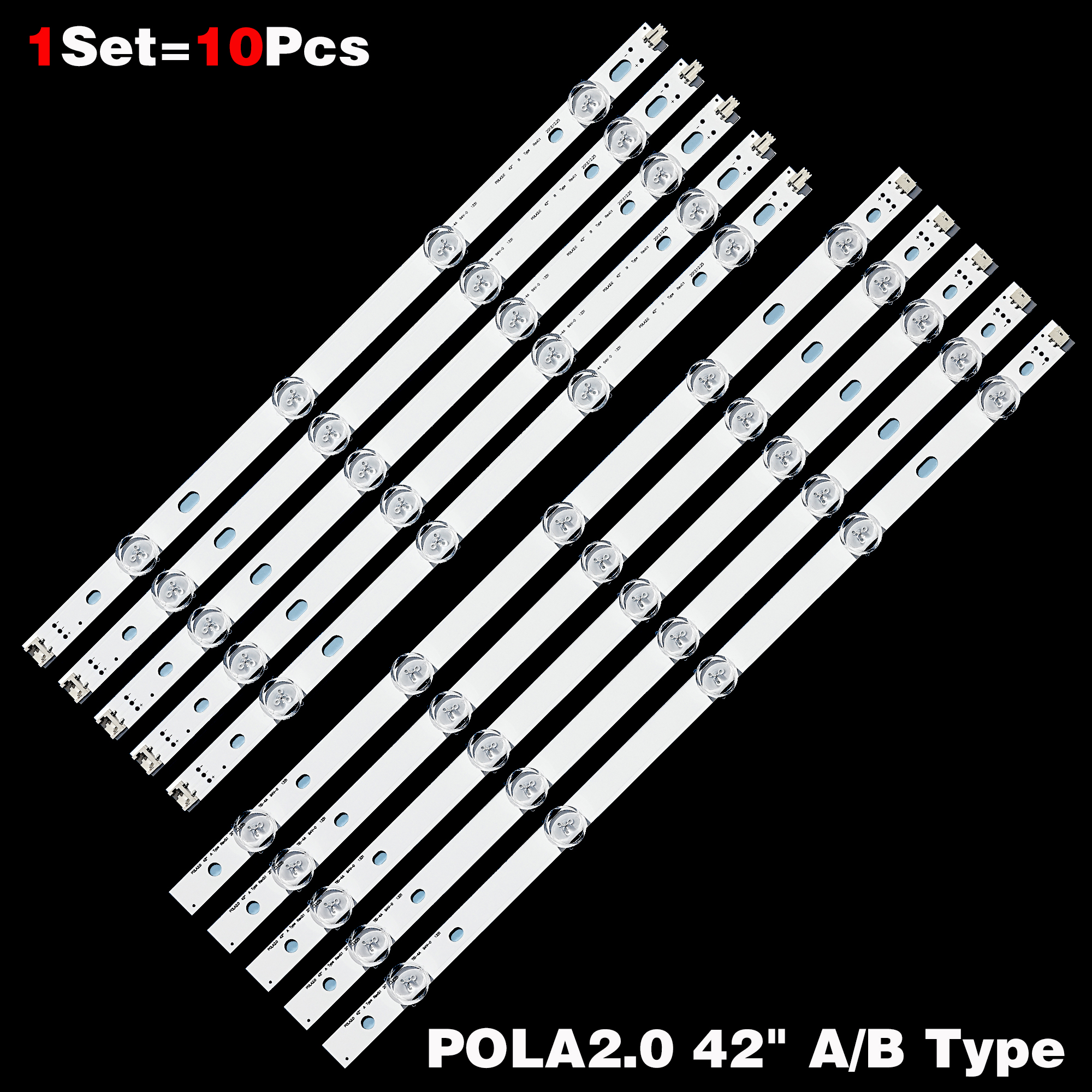 10 шт. светодиодные полосы подсветки для INNOTEK POLA2.0 42» телевизор T420HVN05.0 T420HVN05.2 42LN5758 42LN5406-ZA 42ln5460 42LN5750 42LN575S