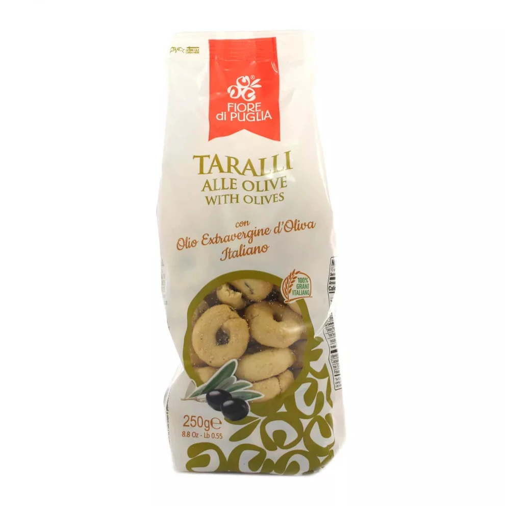 Taralli alle olive 250g-fiore di puglia