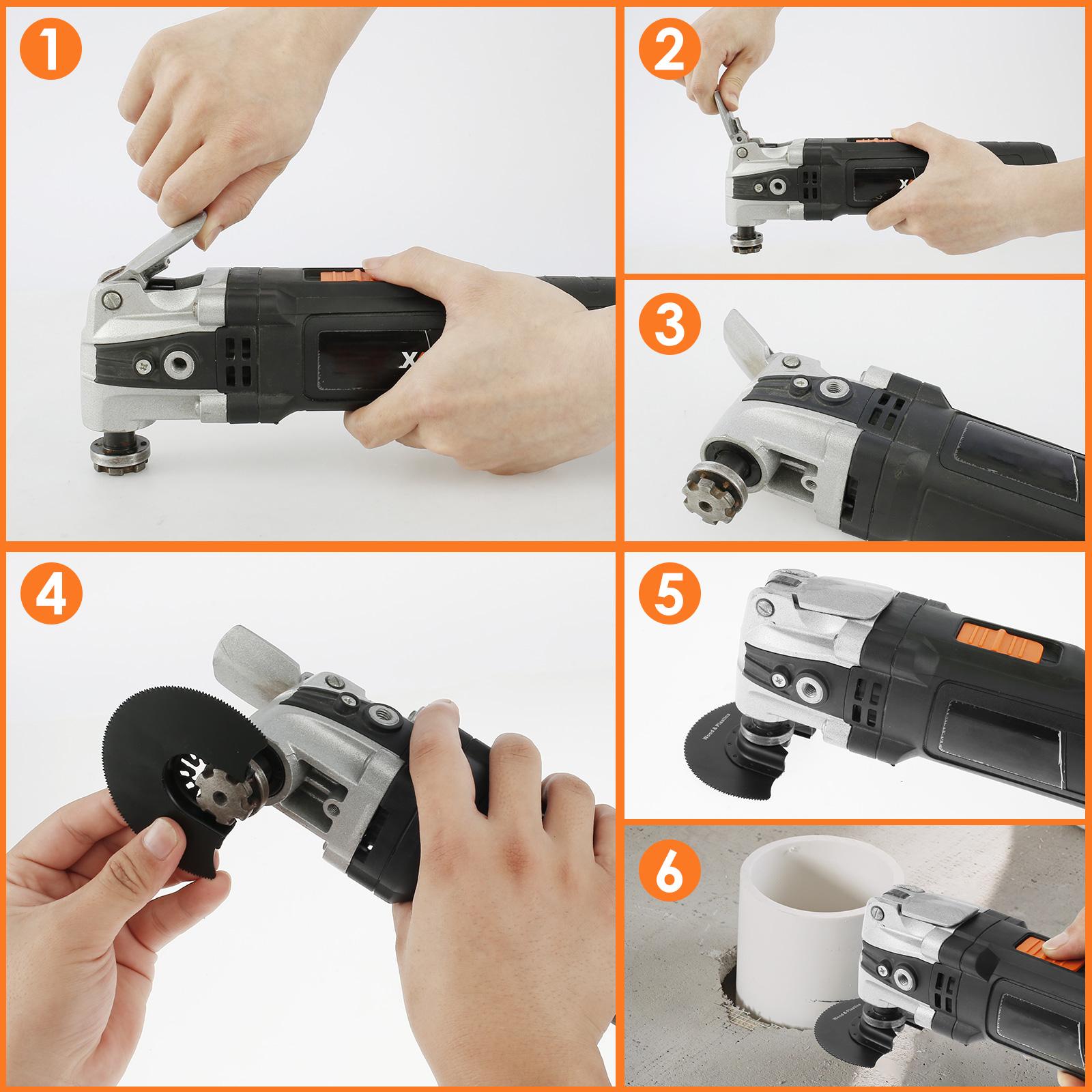 멀티 도구 블레이드 진동 톱 블레이드 고 탄소강 다기능 반원형 스트레이트 Renovator 커터 블레이드 Wood Cuttin