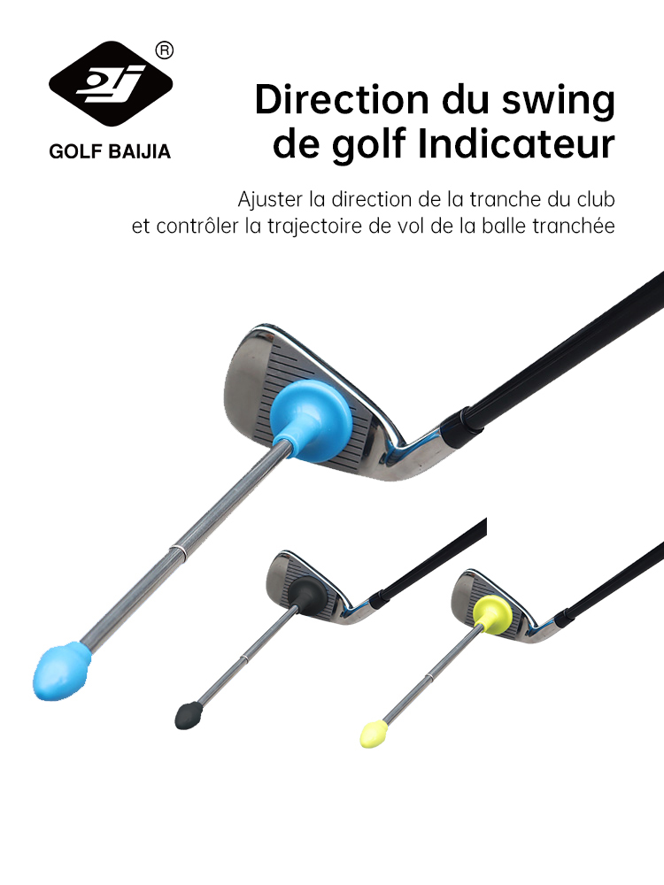 Outil de réglage de l'angle mené pour Club de Golf, coupe-Golf magnétique, indicateur de Direction, bâton d'alignement pour Club de Golf, améliore l'entraînement des compétences de jeu