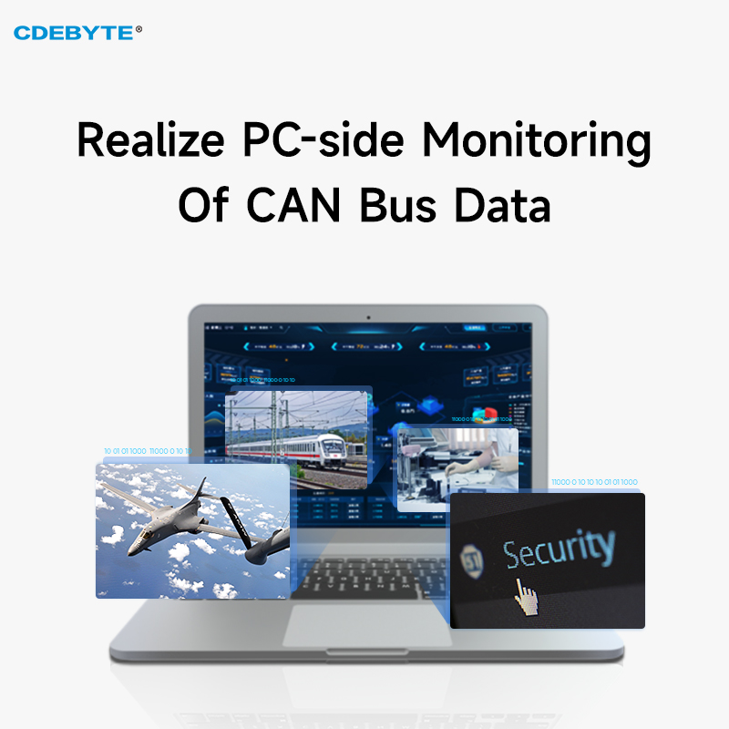 CAN naar USB-Konverter CAN2.0 Hata Ayıklayıcı Veri Yolu Analizörü CAN-BUS Çift Yönlü 2 Yollu Alıcı-Verici CDEBYTE ECAN-U01S Taşınabilir Röle