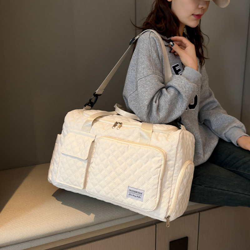 Bolso de viaje a la moda, bolsos de mano de gran capacidad, bolsas de equipaje de mano para hombres y mujeres, bolso de hombro para exteriores, bolso deportivo impermeable para gimnasio