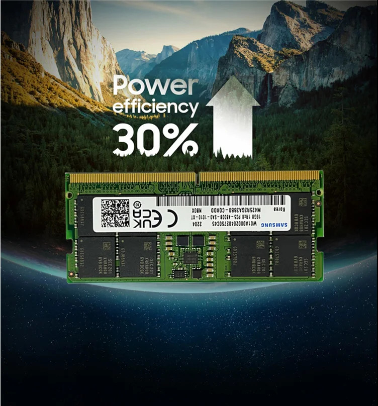 Samsung Notebook DDR5 RAM 8GB 16GB 32GB 4800MHz Oryginalny SO DIMM 262pin do laptopa Dell Lenovo Asus HP Memory Stick