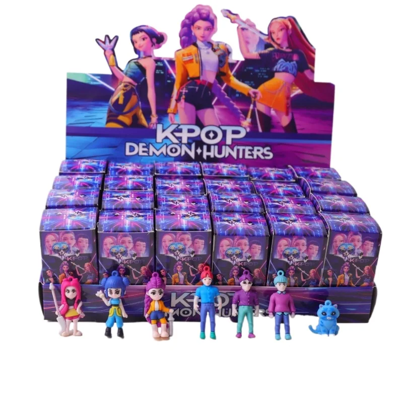 12/24 шт./компл. Kpop Demon Hunters брелок-подвеска Derpys Tiger Rumi Mira Zoey Sussy фигурка куклы фанаты подарок-сюрприз слепая коробка