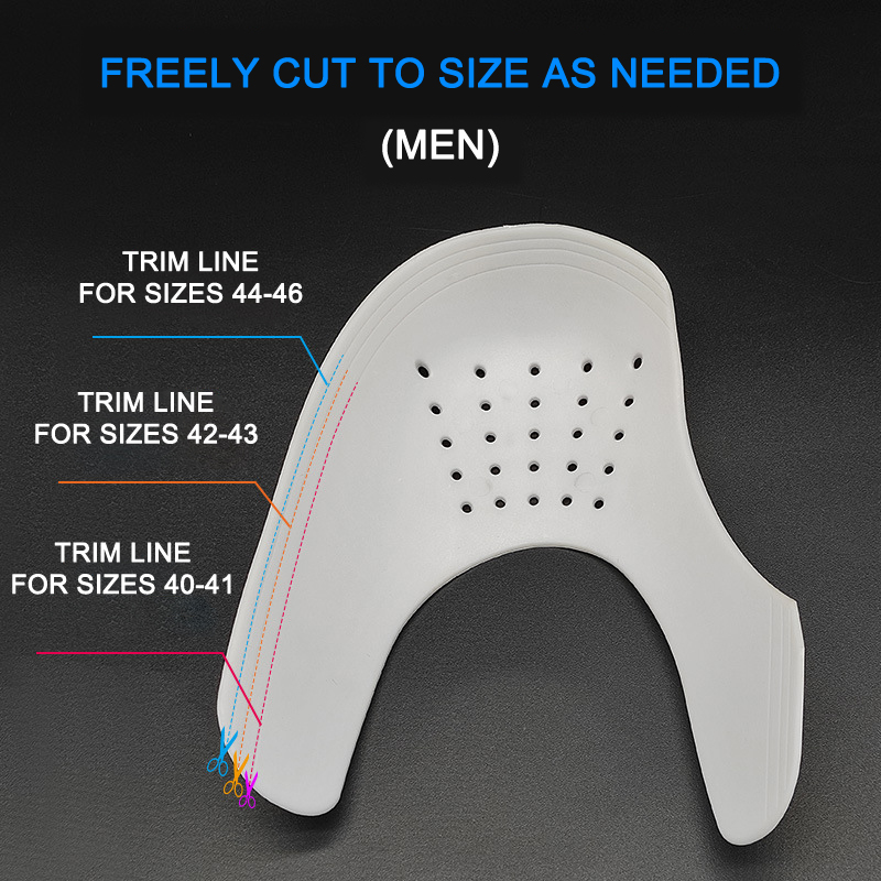 1 Pair Anti Crease Shoe Head Protector for Casual Sneaker Anti Wrinkle Shoe Toe Caps Support Stretcher Expander Shoes Protection
