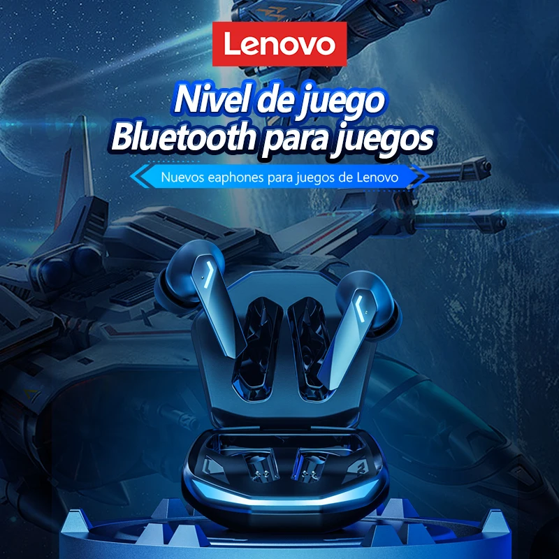 Choice Lenovo GM2 Pro auriculares Bluetooth 5,3 auriculares con micrófono 9D estéreo Pro 6 auriculares modos duales juego de música auriculares inalámbricos