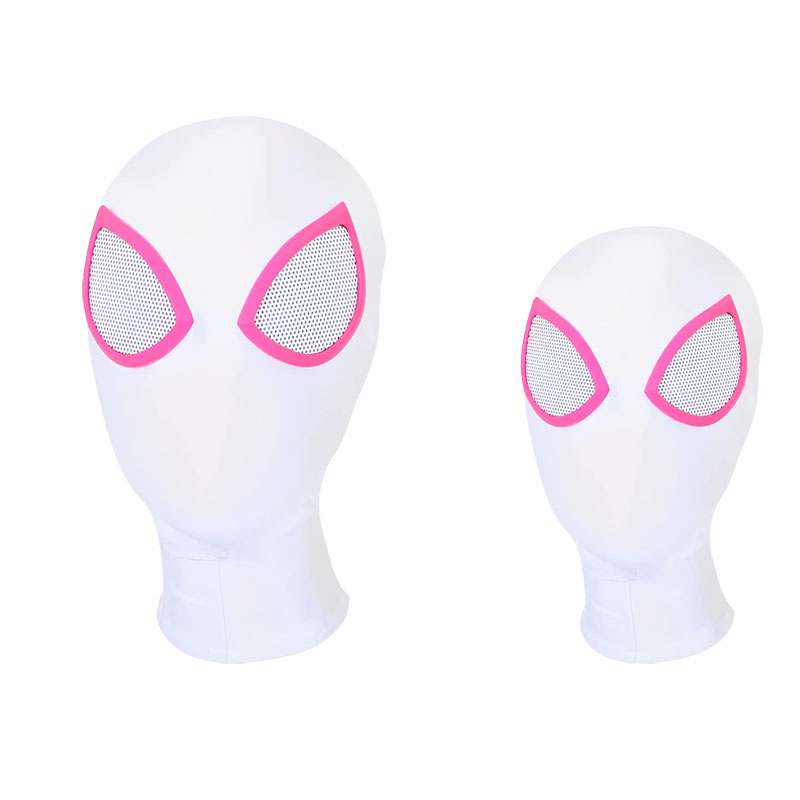 어린이 및 성인용 Gwen Stacy 3D 마스크, 슈퍼 히어로, 아이언맨, 코스프레, 마일즈 모랄레스, 스파이더맨, 할로윈 의상 소품 헤드기어