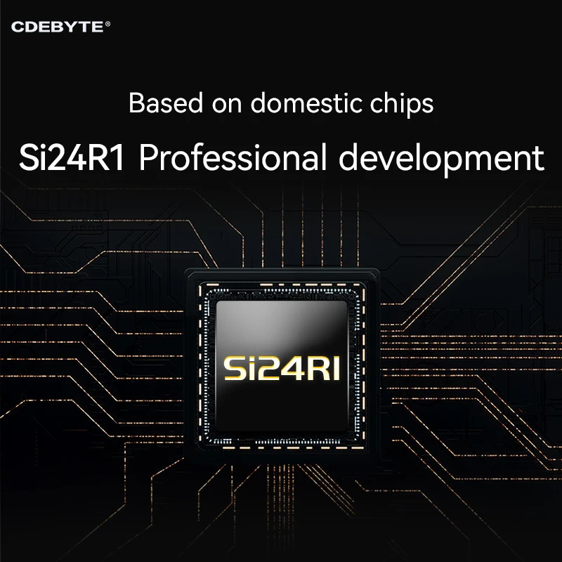 Si24r1 2,4g rf spi modul pin zu pin kompatibel mit nrf24l01 cdebyte E01C-2G4M01S1B langstrecken spi pcb antenne 2m luft geschwindigkeit