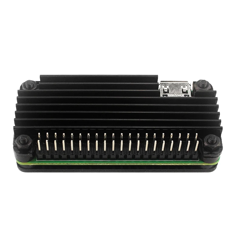 Raspberry Pi Zero 2 W Aluminum Cooler Case Armored Shell with Silicone Pad Passibe Cooling Heatsink for Pi Zero 2W W 1.3