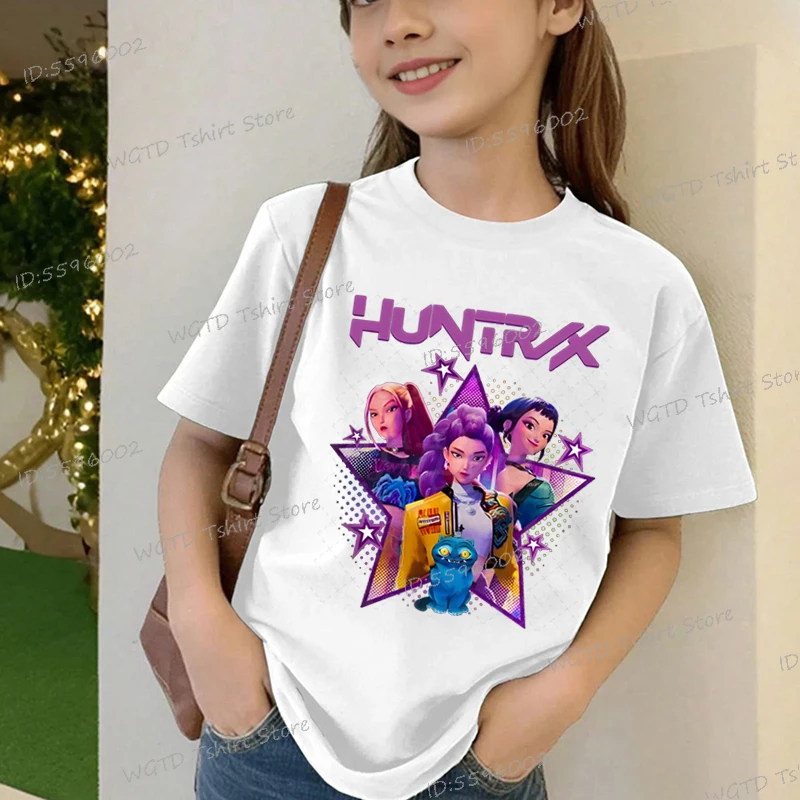 Ropa para niño niña, camiseta con estampado de película de dibujos animados, regalo divertido para Fans, camisetas geniales Harajuku para niños, camisetas de algodón para verano