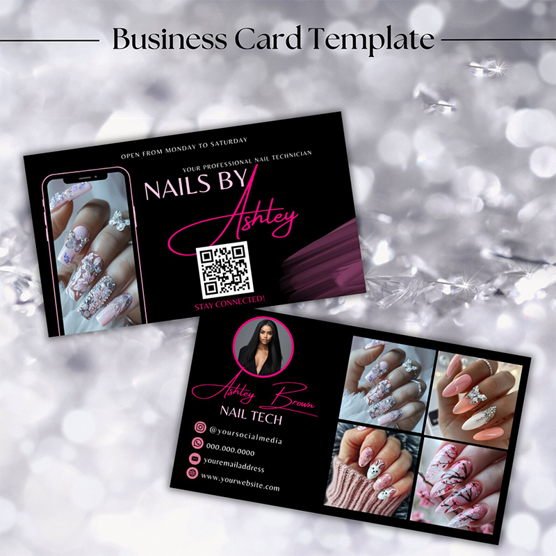 50-500 個の格安カスタマイズ名刺フルカラー両面印刷名刺 300GMG 紙