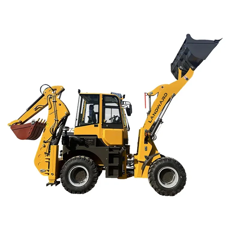 New Multipurpose Agricultural Digging And Carrying Tool 4×4×4 Mini Backhoe Loader Excavator Loader Price Best Selling Customized
