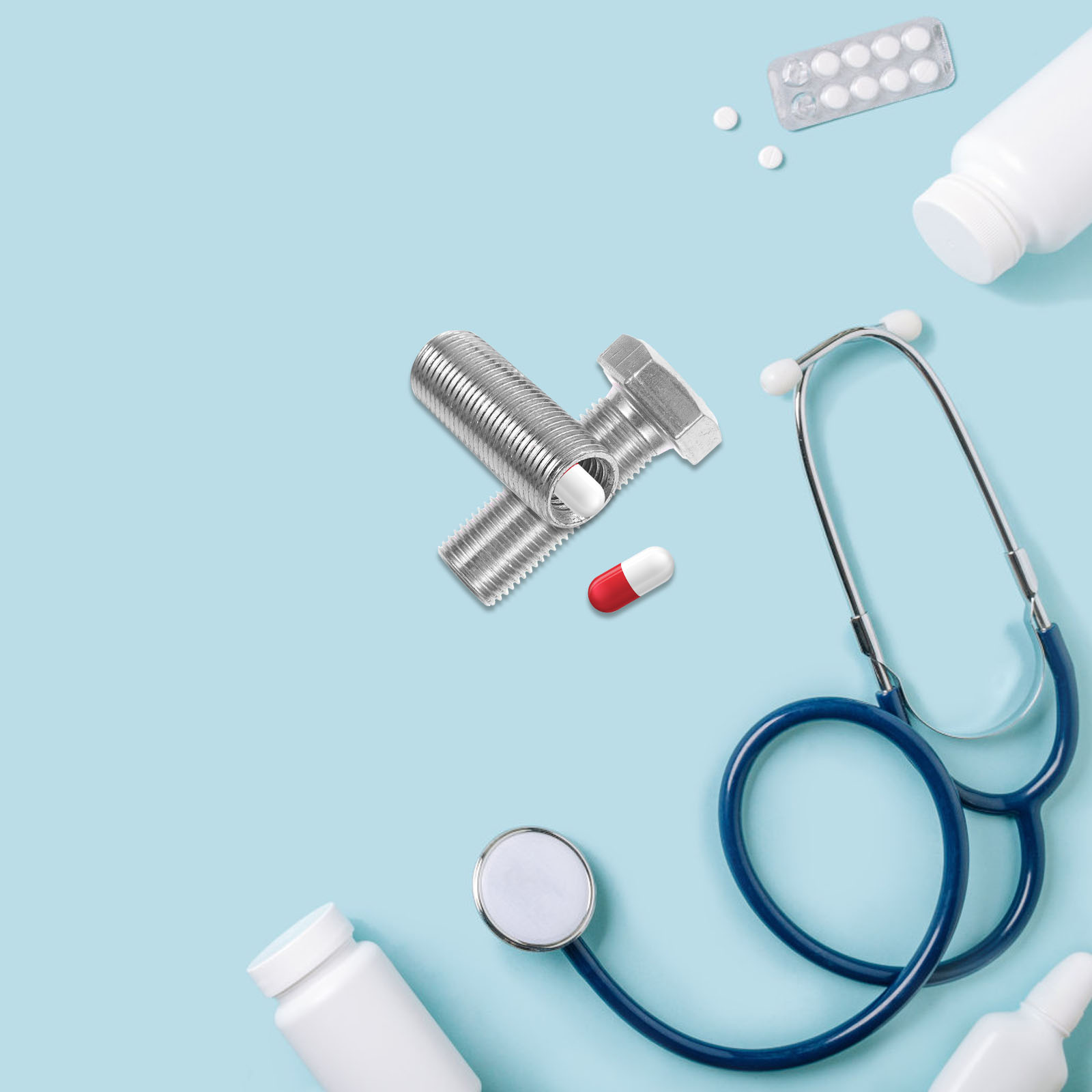 Secret Bolt Container Hidden Metal Screw Storage Cash Money Hide Stash Diversion Safe Jewelry Hider Stash Secret Case