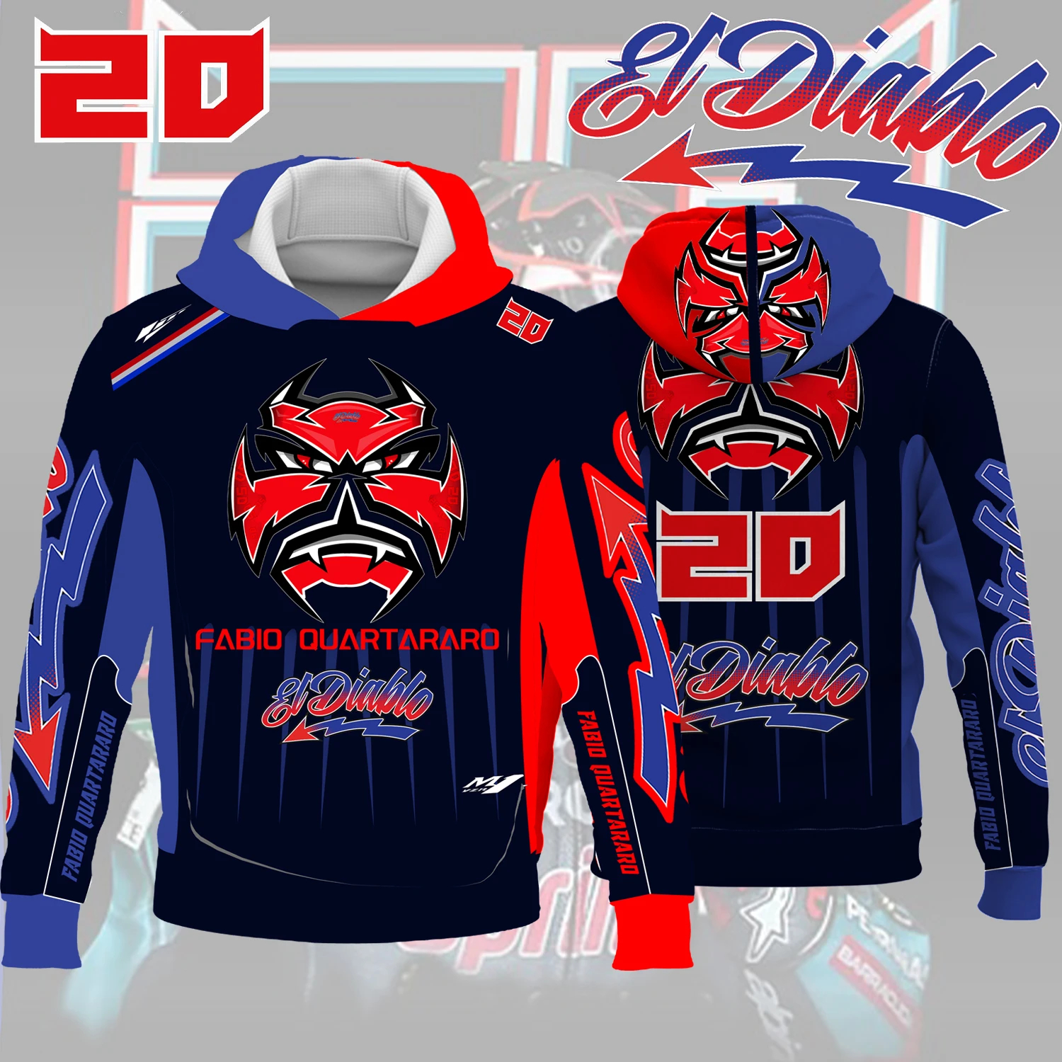 Fabio quartararo 20 motorista equipe de corrida da motocicleta dos homens com zíper moletom moda feminina outono esporte crianças jaqueta casaco