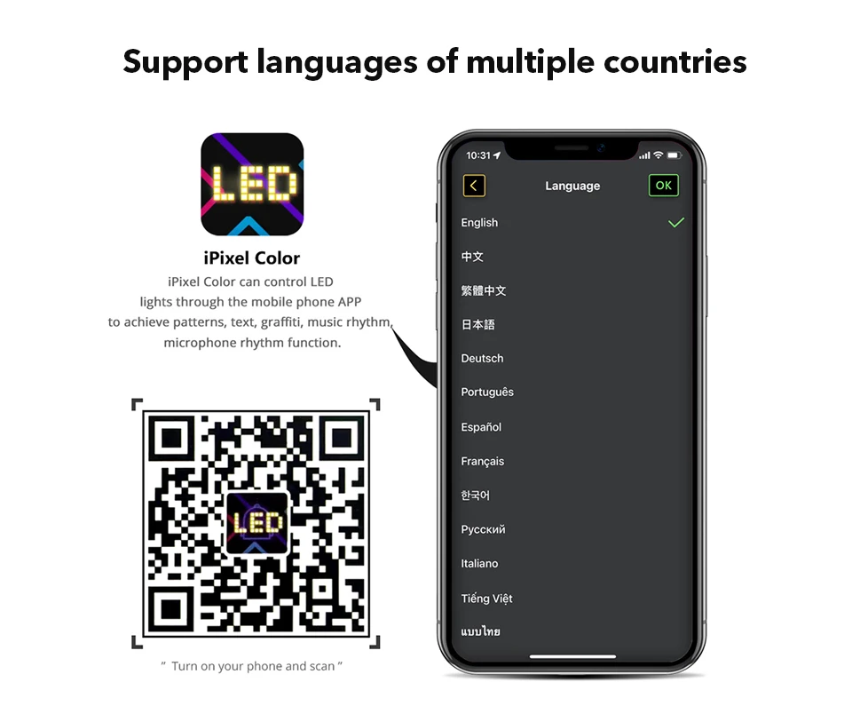 Mehrsprachiges Auto-LED-Matrix-Pixel-Panel, Scrollen, Werbung, 5 V, USB, Bluetooth, App-Steuerung für Auto, LKW, Teufelsauge, Schilder, Licht