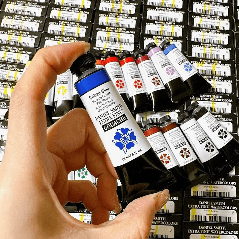 อเมริกัน DANIEL SMITH Series1 แร่ธรรมชาติ Extra Fine สีน้ํา Piant 15ml หลอดภาพวาดศิลปินวาดอุปกรณ์ Acuarelas