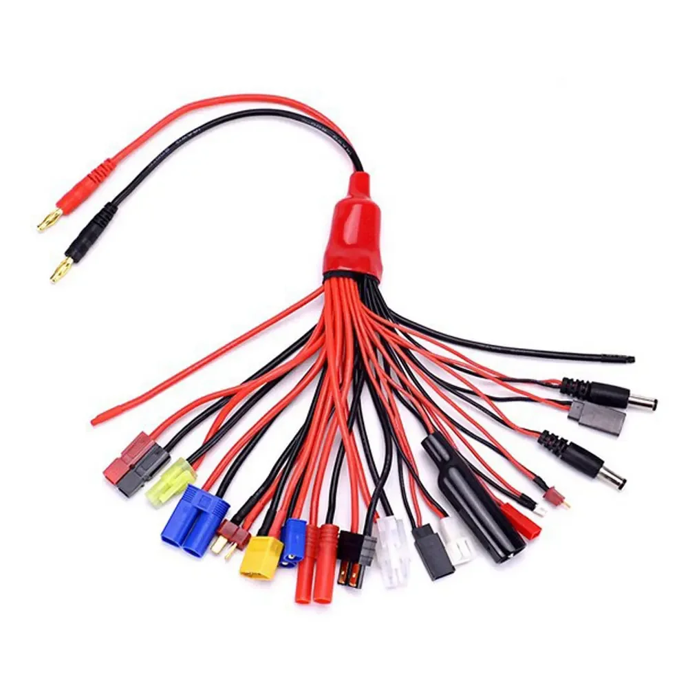 Multifunctional Lipo Battery 19IN1 19 in 1 Multi Charger Plug Convert Cable Transfer Line RC Accessories For IMAX B6 Charger