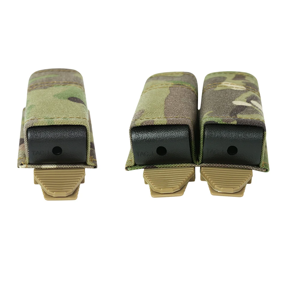MOLLE Mag Pouch FAST 9MM Pojedyncza/podwójna torba na magazynki Polowanie Gry CS Uchwyt na miękki materiał powietrzny z nylonowym klipsem podtrzymującym