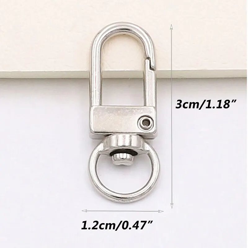 8 ชิ้น/ล็อตโลหะ Universal หัวเข็มขัดหัวเข็มขัดหลายสี Key BUCKLE หัวเข็มขัดกุ้งก้ามกรามหัวเข็มขัดกระเป๋าอุปกรณ์เสริม