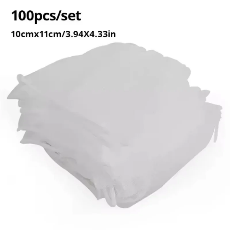 50-200Pcs Einweg Küche Waschbecken Filter Kanalisation Abfluss Anti-blocking Müll Tasche Pool Leck Mesh Tasche Mesh sieb Waschbecken Müll Net