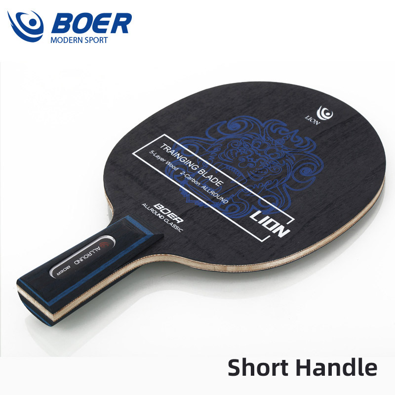 Ostrze do tenisa stołowego Boer Lion 5+2 Drewniane ostrze do ping-ponga Dobre do ataku z precyzyjną kontrolą