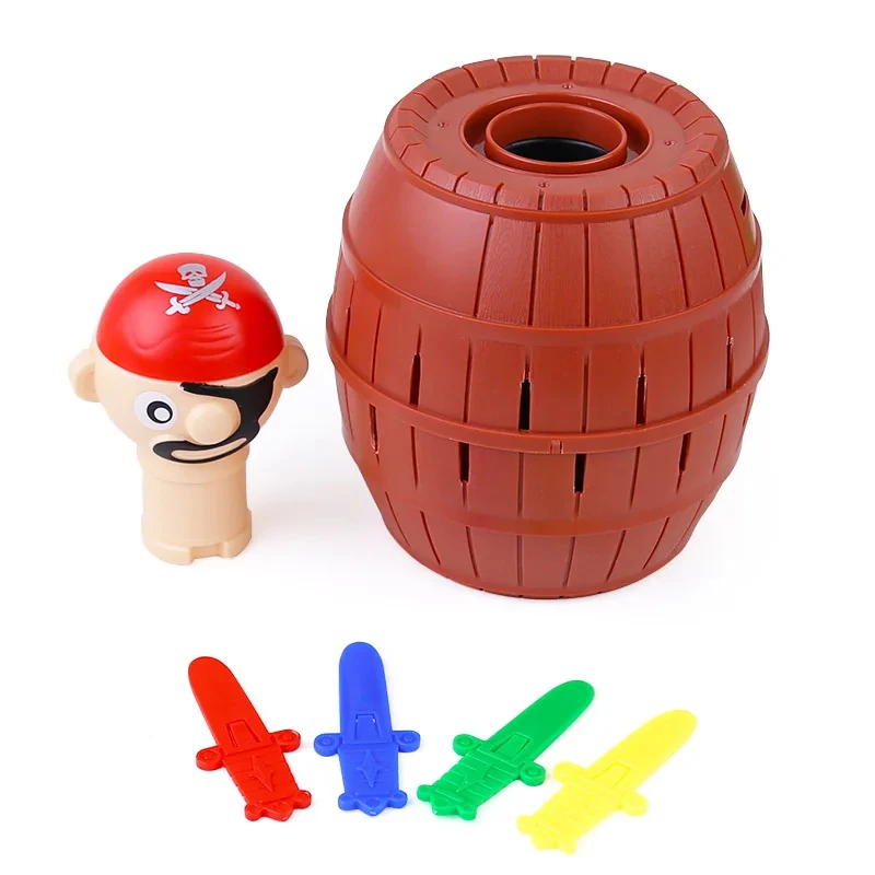 ใหม่ตลกโจรสลัด Barrel ของเล่น Lucky เกมกระโดดโจรสลัดถังดาบ Stab Pop Up Tricky ของเล่น Family Jokes สําหรับเด็กของขวัญเด็ก