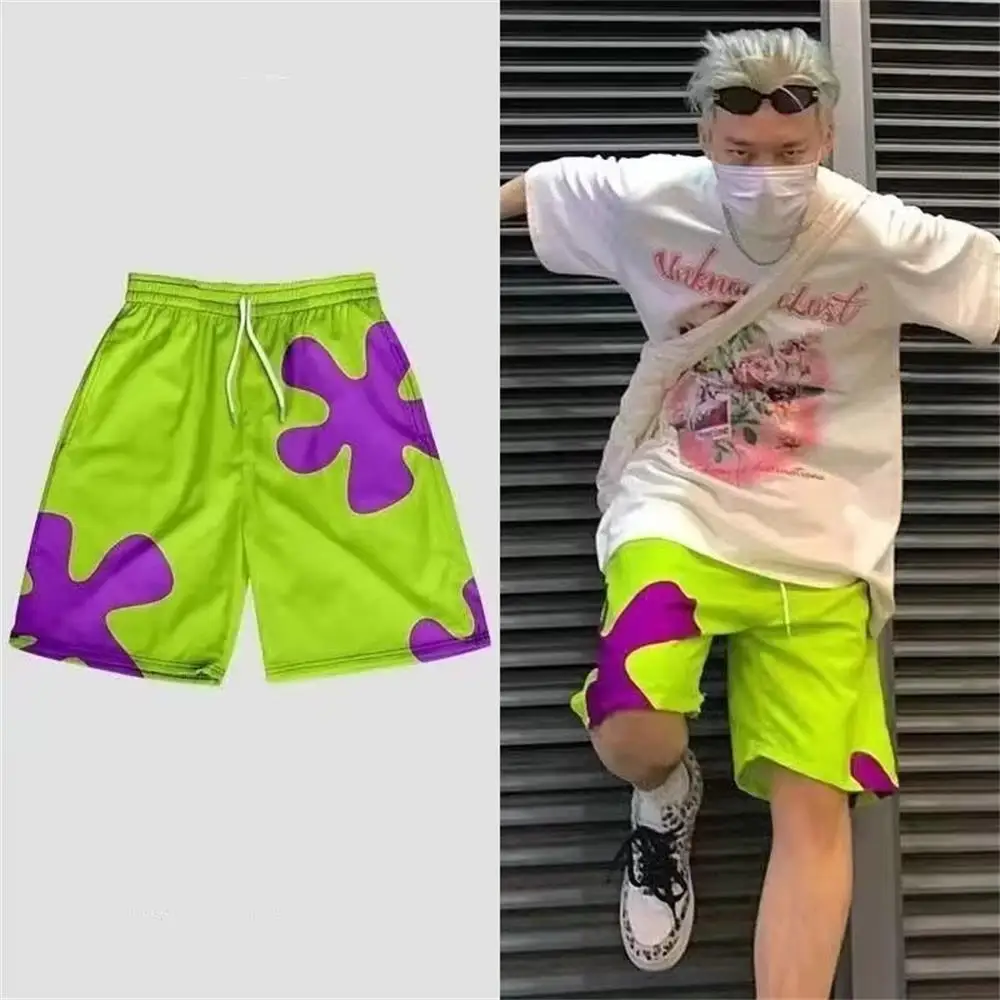 Nowe 3D Anime Patrick Star Board Letnie męskie spodenki kąpielowe Szybkoschnące plażowe spodenki kąpielowe Kobiety Mężczyźni Krótkie spodnie Plażowe ubrania dziecięce