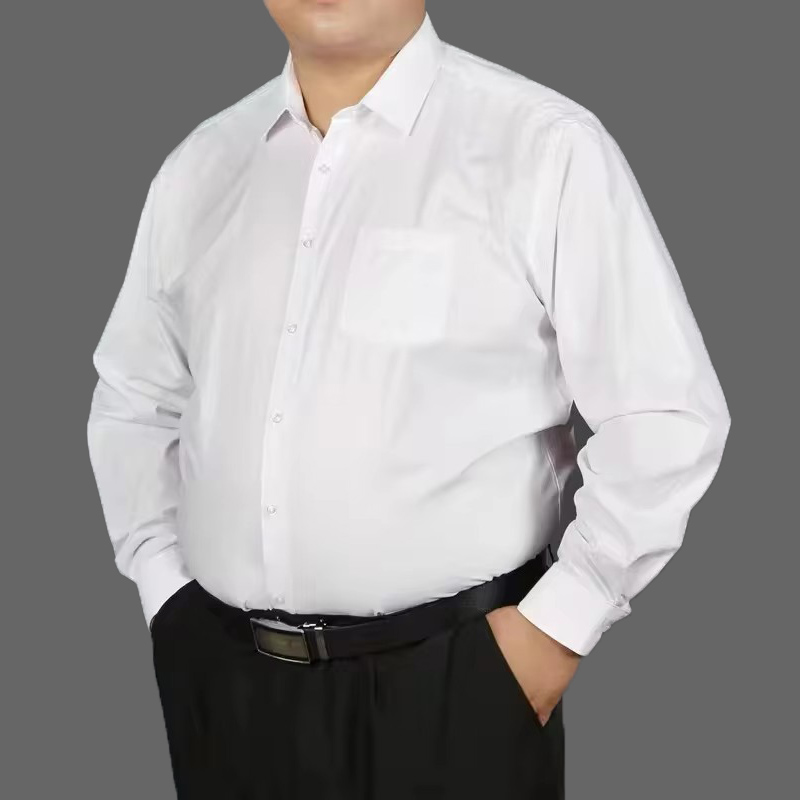 Plus ขนาด 11XL 10XL 9XL ใหม่ผู้ชายเสื้อแขนยาว Slim Fit ธุรกิจคลาสสิก Basic สีขาวอย่างเป็นทางการเสื้อ Man เสื้อผ้า