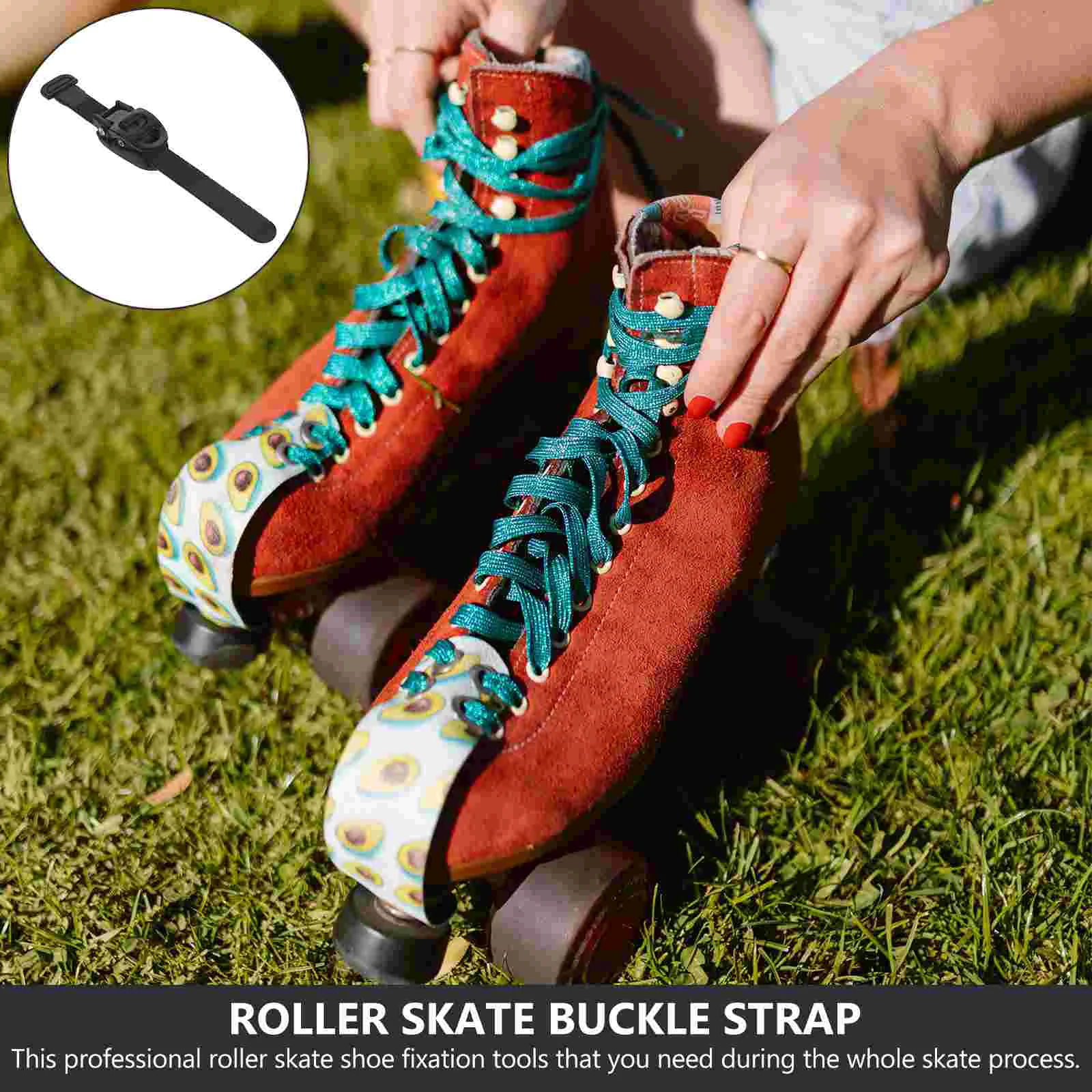 Replaceable Skate Shoe Buckles Straps Roller Skate Shoe Accessories Sturdy Inline Skating Energy Strap Scooter Parts Accessory