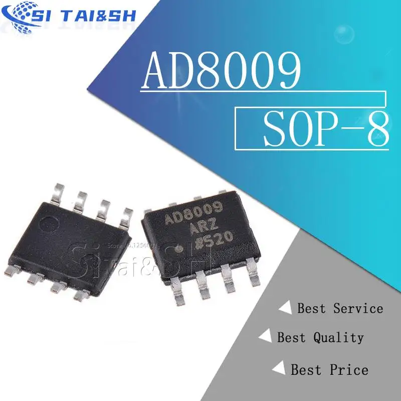 5 uds AD8009ARZ AD8009 AD8009AR SMD nuevo y original sistema de datos IC