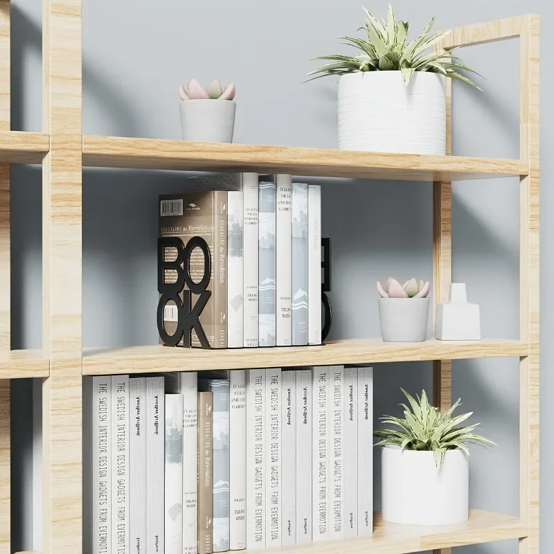 1 PC เหล็ก Bookends หนังสือสนับสนุนสําหรับ Home Office และ Library Non SLIP Rack ผู้ถือเครื่องเขียนโรงเรียนอุปกรณ์เสริม