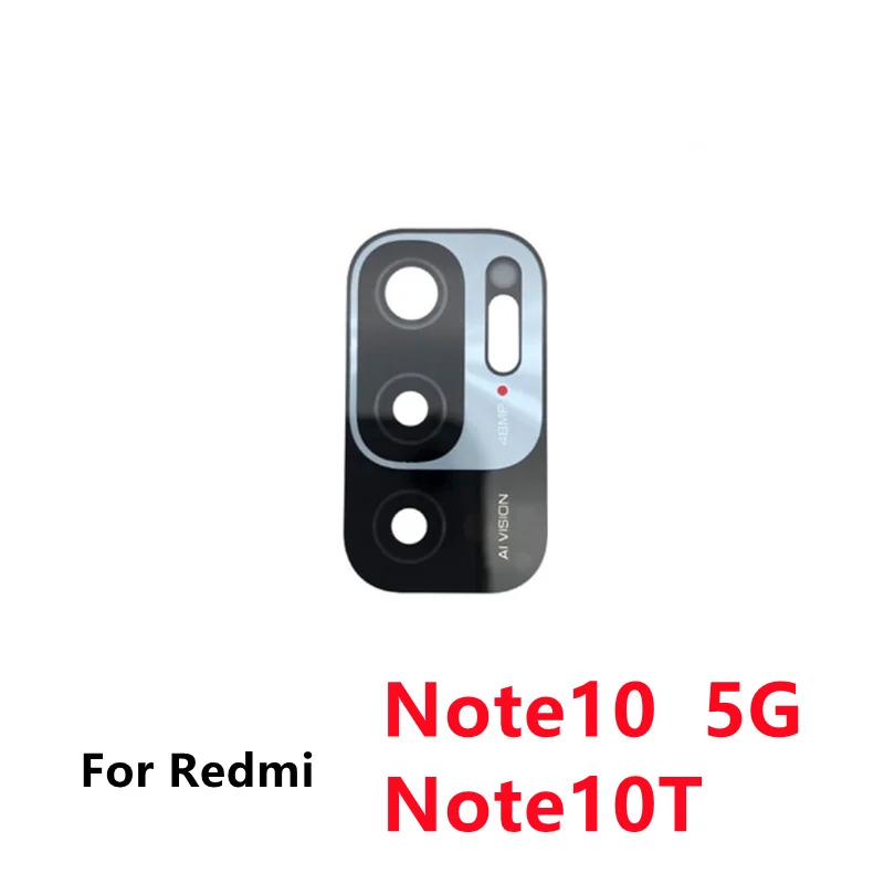 Стекло для объектива задней камеры с наклейкой для Xiaomi Redmi 10 Note 10 Pro Max Note 10S 10T 10