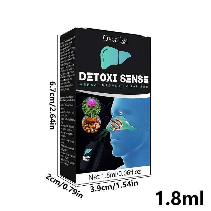 Caja de hierbas nasales para limpieza de la nariz, recipiente de hierbas para respirar, mejora la sequedad y la congestión Nasal, 1,8 ml