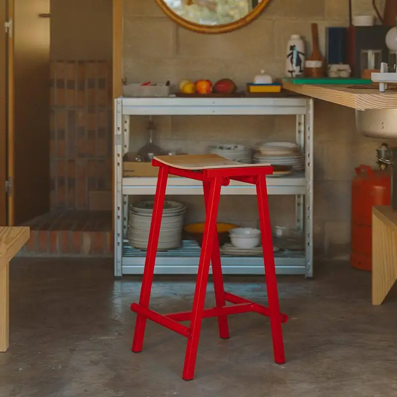 Creative Single Bar Stools Nordic Waiting Reception Relax Party High Chairs Island Comfortable Lounge Muebles Home Furniture