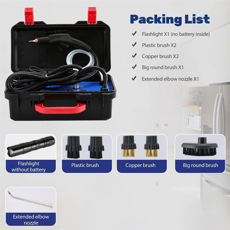 3000W Elektrische Stoomreiniger Hoge Temperatuur En Druk Sterilisatie Jet Wasmachine Machine Voor Thuiskap Auto Airconditioner