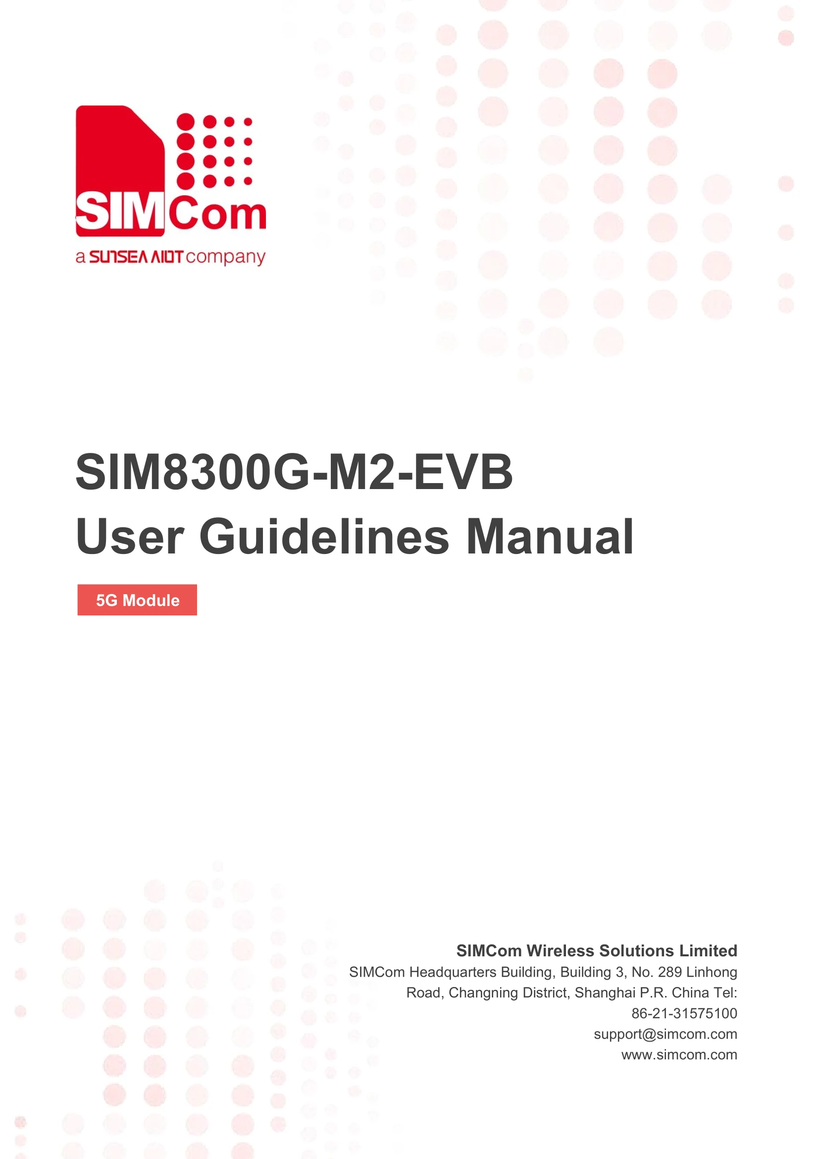 SIMCOM 5G Module M2 Standard Development Board Kit 8200/8202/8260/8262 Applicable