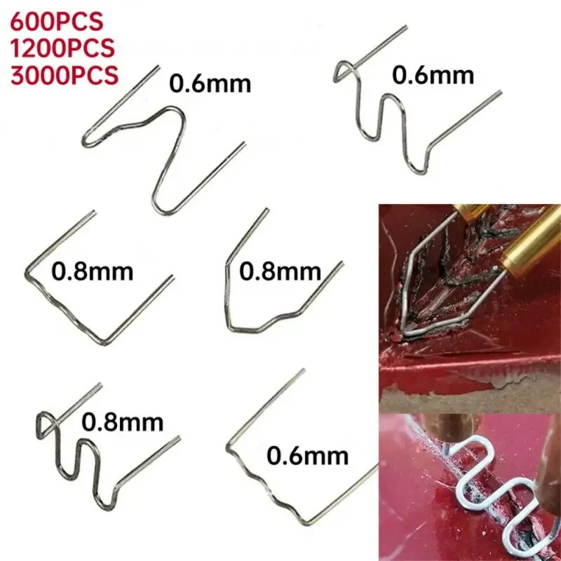 3000 個ホットホッチキスステープルプラスチック溶接機自動車プラスチック修理機溶接ワイヤー車のバンパー修理溶接機