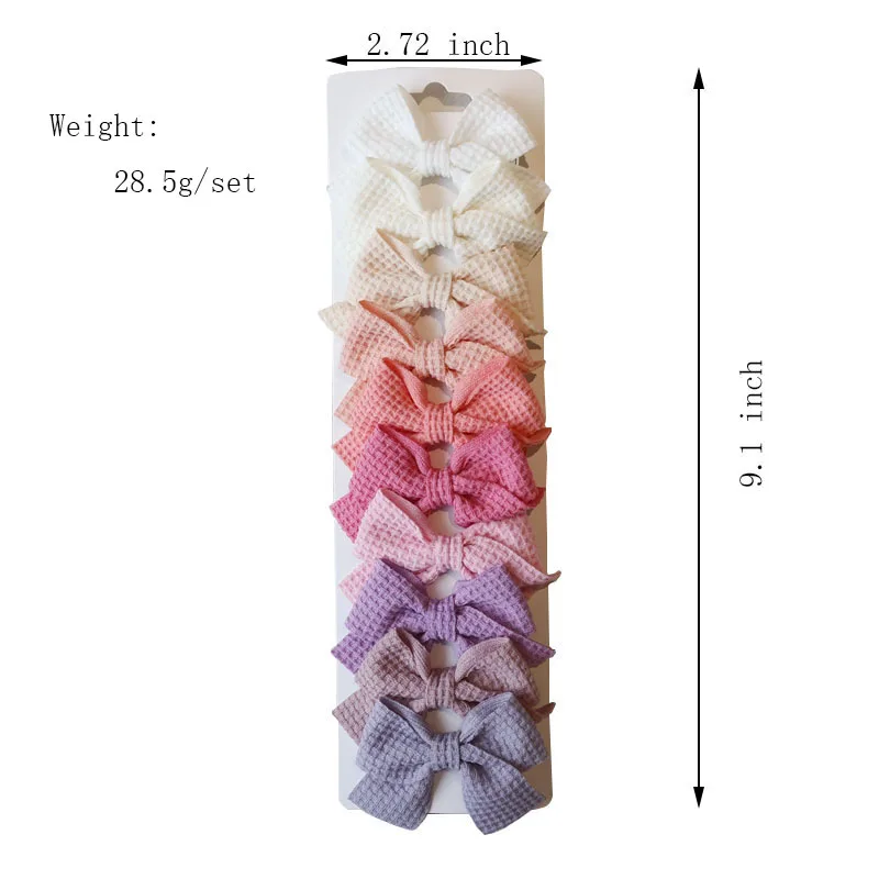 4/6/10 個ソフトコットン弓ヘアピンガール甘いデザインヘアピンカラーブロック繊細な Hairgripe バレッタかわいい子供アクセサリー