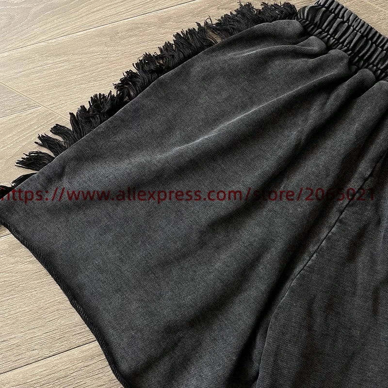 Quasten Billionaire BLACKOUT BILL NET Shorts Männer Frauen 1:1 Beste Qualität Mesh Kordelzug Reithose