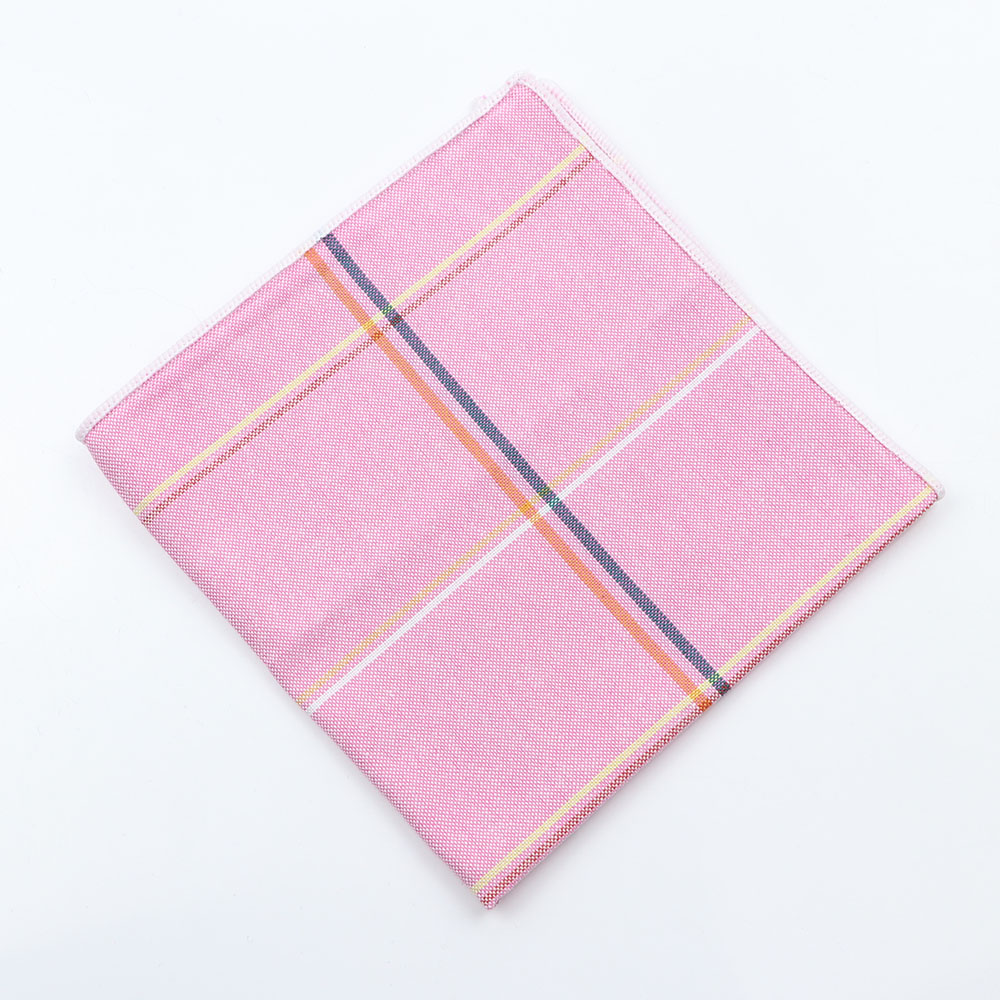 Đầy Màu Sắc Cotton Kẻ Sọc Khăn Tay Chiếc Khăn Cổ Điển Màu Hồng Màu Xanh Toán Hôn Nhân Hankerchiefs Nam Người Đàn Ông Của Kinh Doanh Chất Lượng Cao Phù Hợp Với Túi Khăn Tay Vuông