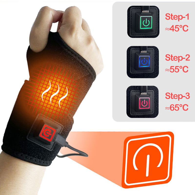Heizung Handgelenk Protector Sport Schutz atmungsaktive Unterstützung Ärmel Handgelenk Orthese Wärme Gesundheits wesen Gerät