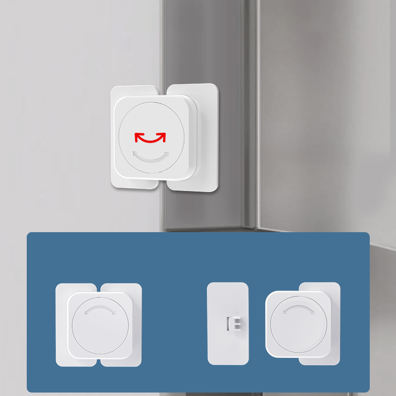 เด็กล็อคความปลอดภัยประตูตู้เย็นล็อค Multi-Function Baby Anti-Pinching มือบ้านประตูตู้ลิ้นชัก Security Protector