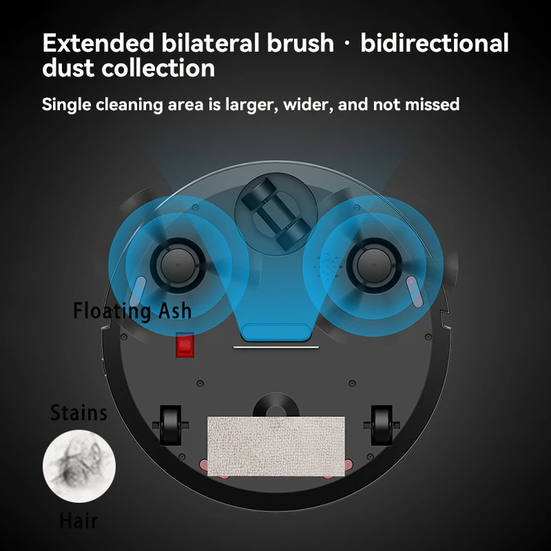 Robot de barrido inteligente Xiaomi, barrido completamente automático, succión de gran diámetro, Robots de limpieza para evitar obstáculos automáticos