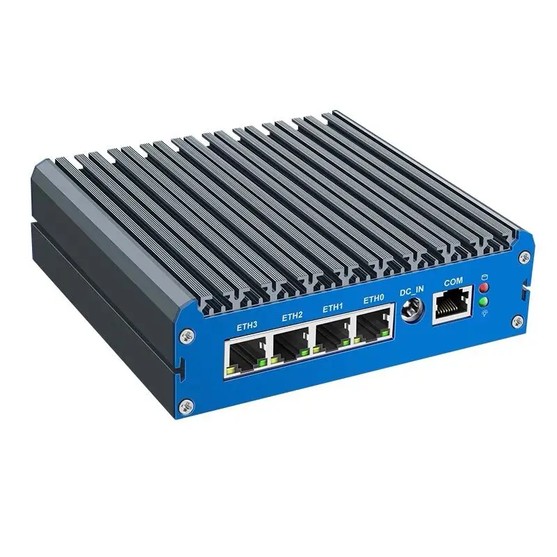 Yohirs Intel N150 Mini PC N100 J6413 4xi226-V 2,5G cortafuegos sólido sin ventilador mini PC N6415 enrutador suave Proxmox pfSense OPNsense