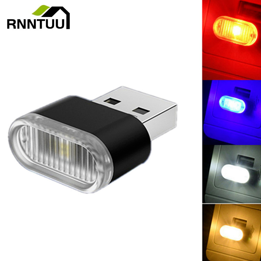 RnnTuu Đèn LED Xe Hơi Ô Tô USB Bầu Không Khí Đèn Mái Ngôi Sao Sáng Nội Thất Đầy Sao Laser Máy Chiếu Đèn Trang Trí Ô Tô Ánh Sáng Đèn Ban Đêm