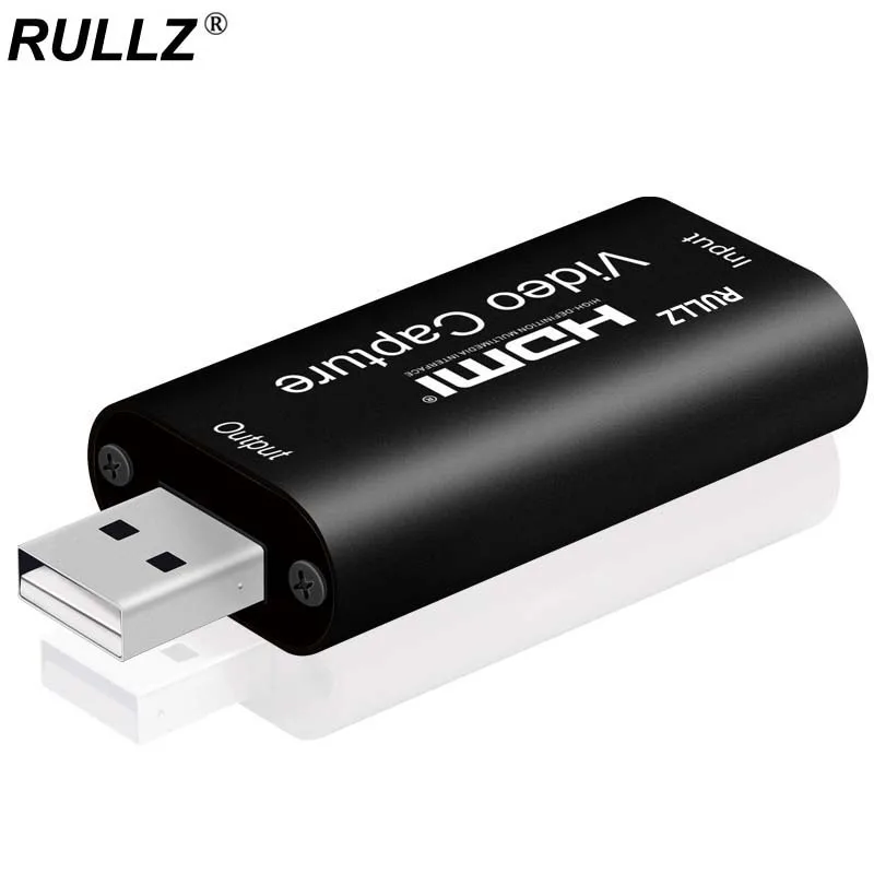 Оригинальная карта захвата Rullz 4K HDMI USB 1080P устройство захвата игр для записи видео ПК Android телефон потоковая прямая трансляция