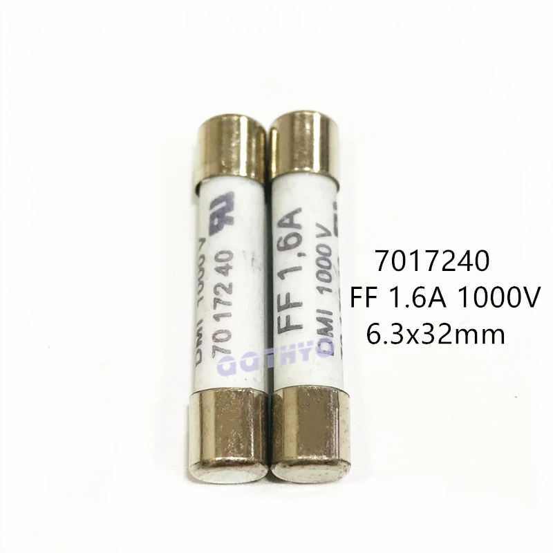 2 ชิ้น 6.3x32 มิลลิเมตรเซรามิคฟิวส์ DMI 1000 โวลต์ FF315mA FF400mA FF500mA FF630mA FF800mA FF1A FF1.6A FF2A FF 10A ~ 20A สําหรับดิจิตอลมัลติมิเตอร์