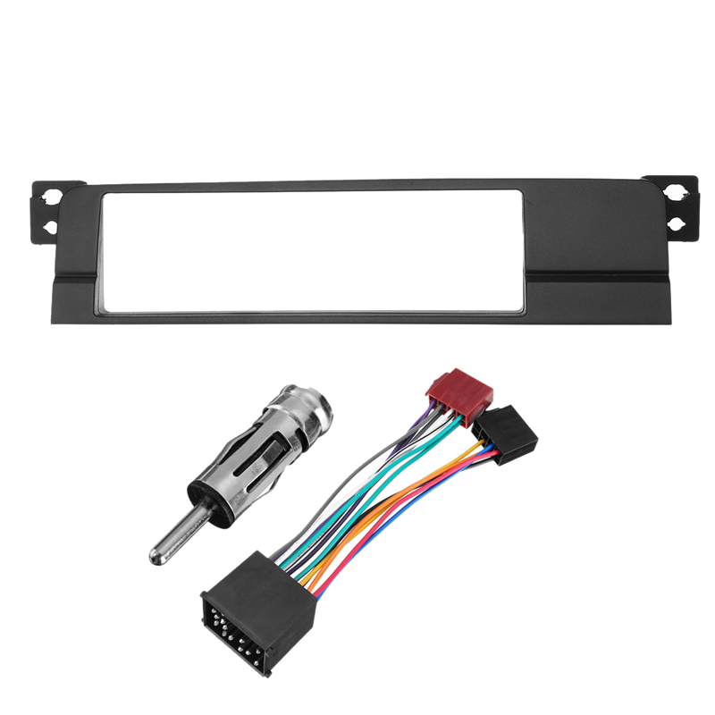 Samochodowy Panel adaptera ramka wykończeniowa radia 1 Din do BMW 3 serii E46 1998-2005 CD DVD Stereo ramka zestaw montażowy
