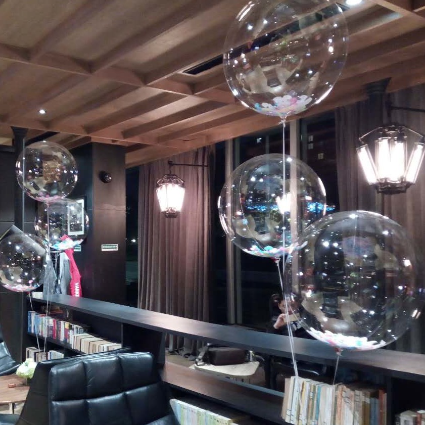 10 Uds. Globo Bobo transparente de 8/10/12/16/18/20/24/pulgadas, globo de burbujas transparente para decoración de fiesta de cumpleaños y boda, globo de helio