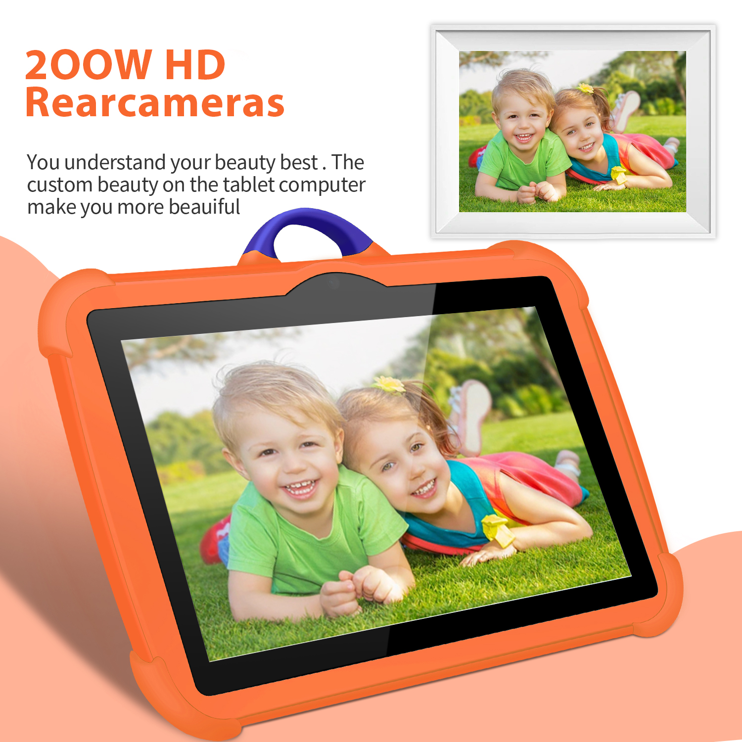Nueva tableta Google de 7 pulgadas con WiFi 5G para niños, tabletas educativas de aprendizaje para niños, Android 13, Quad Core, 4GB + 64GB, cámaras duales de 4000mAh